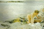 Anders Zorn solnedgang Sweden oil painting artist